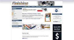 Desktop Screenshot of finishingmagazine.co.uk